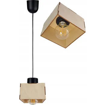 Závěsné stropní svítidlo lustr loft DŘEVO 1