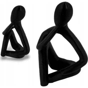 Obraz Figurka Myslitele Dekorace do Domu Ozdoba do Obývacího Pokoje Abstrakce Velká 15 cm