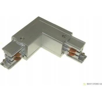 IP kamera Spojka pro 3fázovou lištu Adar, rohová, stříbrná