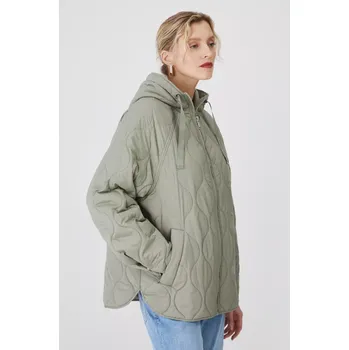 Bunda Medicine dámská, zelená barva, přechodná, oversize RS25.KUD212 81X, vel. XL