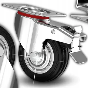 Pojezdové kolečko OTOČNÉ KOLEČKO S BRZDOU 75mm