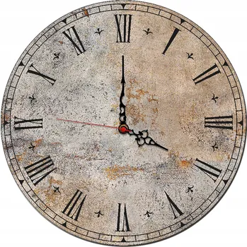 Hodiny Nástěnné hodiny do obývacího pokoje Dekorace do ložnice Imitace betonu 30 cm