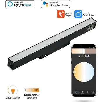 Lineární LED reflektor 2.4GHZ Flood 10W pro kolejnice SMART TRACK 48VDC