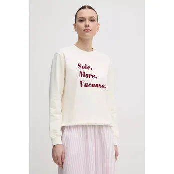 Dámská mikina Mikina Drivemebikini Sole Mare Flock 2024.DMBS.017.ECR béžová 01X, vel. L