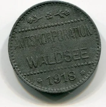 WALDSEE. 10 Pfennig 1918. Funck 569.2
