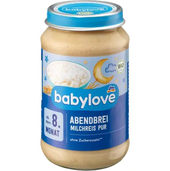 Dětská výživa babylove bio kaše mléčná rýžová večerní