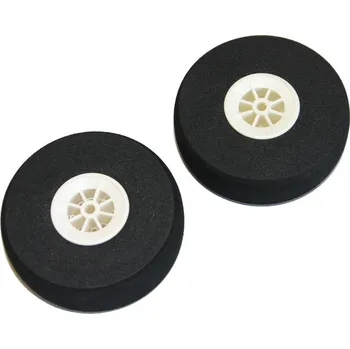 Mechové podvozkové kolo ploché 76mm (2)