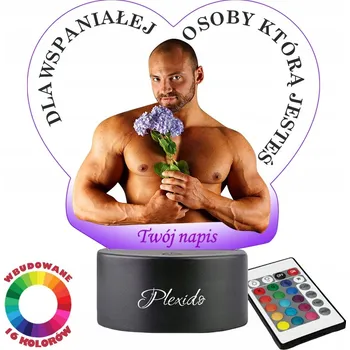 Lampička Plexido vícebarevná Noční lampa