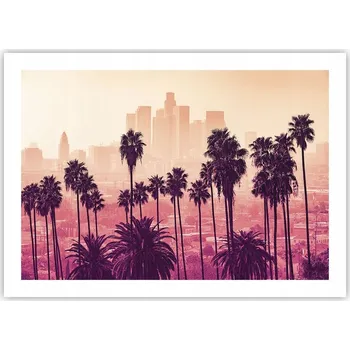 Obraz Plakát bez rámu do obýváku ložnice 70x50 město moderní módní obraz