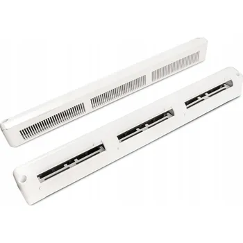 Vzduchotechnika OKENNÍ VĚTRACÍ KLAPKA TLAKOVÁ AKUSTICKÁ AUTOMATICKÁ A MANUÁLNÍ VENTEC VT 301 BIAŁY