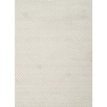 Koberec Koberec bílý do obýváku, moderní vyřezávaný vzor boho 200x280cm