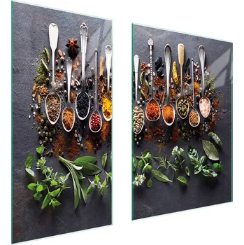 Kuchyňské prkénko Krájecí deska TMK ArtDeko sklo 2 ks