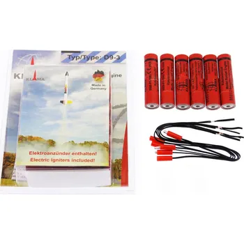 RC model ostatní Klima raketový motor D9-3 EL (6ks)
