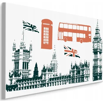 Obraz Nástěnný obraz LONDÝN Big Ben Architektura 90x60 cm