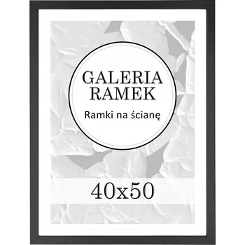 Obraz Rámeček 40x50 cm Černý dřevěný Rámeček