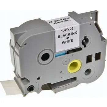 Pásek do tiskárny Páska do tiskáren štítků Brother, TZE-261, černý tisk/bílý podklad