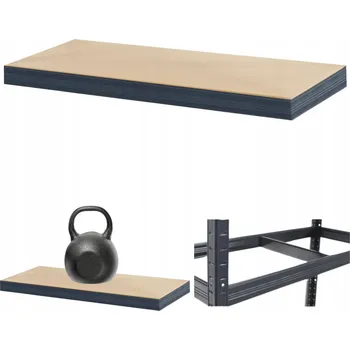 Dílenský regál Kovový skladový regál Wamar-Sosenka 6 x 90 x 50 cm, nosnost 175 kg na polici