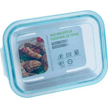 Dóza na potraviny Kuchyňská dóza na potraviny skleněná vzduchotěsná 1,5 l