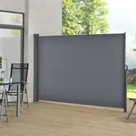 Venkovní boční markýza na zastínění terasy 160 x 300 cm | tmavě šedá