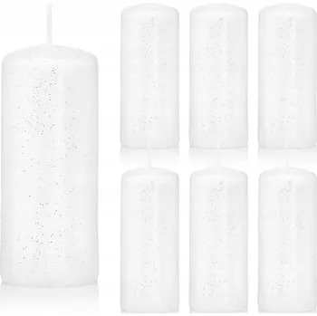 Svíčka Tradiční parafínová svíčka bez vůně Drobo 7 ks