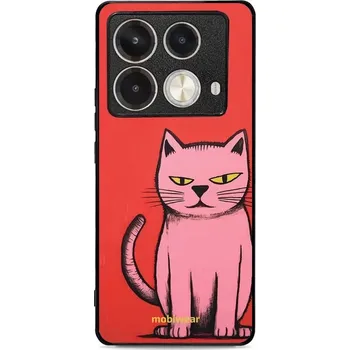 Pouzdro na mobilní telefon Lesklý kryt Mobiwear Glossy - Infinix Note 40 - G054G Kocourek (Prémiové lesklé pouzdro, obal, kryt Mobiwear Glossy na mobil Infinix Note 40 - G054G Kocourek, materiál Plast + TPU silikon - krytí po všech stranách, neošoupatelný potisk, tenké provedení,)