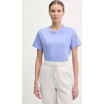 Bavlněné tričko The North Face Zumu fialová barva, NF0A87DJ0YI1 54X, vel. M