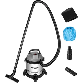 Průmyslový vysavač GRAPHITE Průmyslový vysavač 800W, nerez nádrž 12l