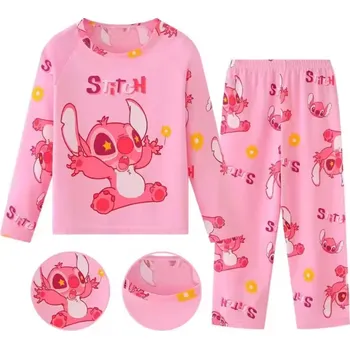 Dívčí pyžamo Dětské pyžamo s motivem Lilo & Stitch Barva: 02, Velikost: 14 (120-125 cm)