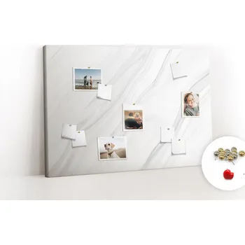 Obraz Nástěnka s kolíčky Dekorativní mramor