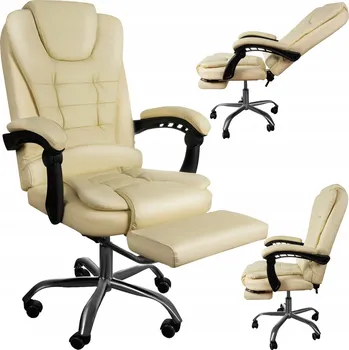 Kancelářská židle PAKO Otočná židle Křeslo K Psacímu Stolu Otočná bílá