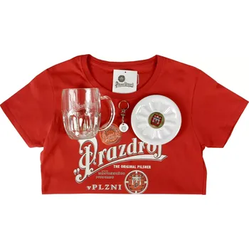 Dárkový potravinový koš Balíček pro ženy Pilsner Urquell, vel. M