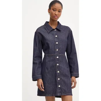 Dámské šaty Šaty Answear.LAB h807.1.flk námořnická modř 59X, vel. M