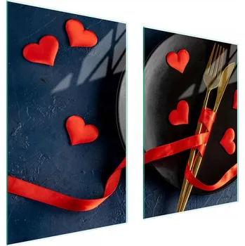 Kuchyňské prkénko Krájecí deska TMK ArtDeko sklo 2 ks