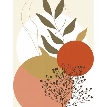 Plakát Plakát Podzimní Impresionismus bez rámu 40 x 50 cm