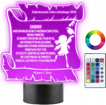 Lampička Plexido vícebarevná Noční lampa