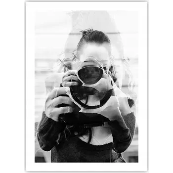 Obraz Plakát bez rámu do obýváku ložnice 50x70 abstrakce moderní módní obraz