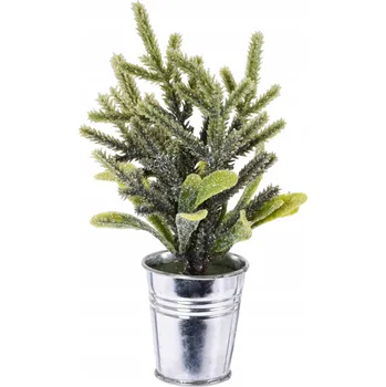 umělá květina UMĚLÁ ROSTLINA VÁNOČNÍ STROMEK V KVĚTINÁČI