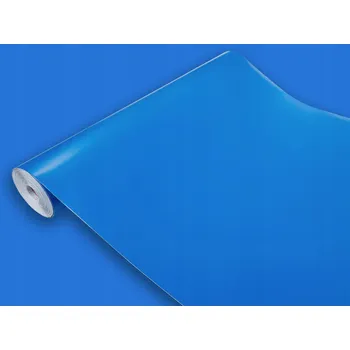 Psací stůl Fólie na nábytek do dětského pokoje - modrá matná - na stůl, stolek, psací stůl