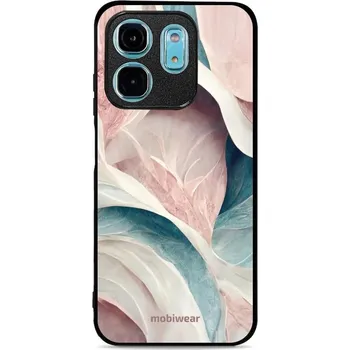 Pouzdro na mobilní telefon Lesklý kryt Mobiwear Glossy - Infinix Smart 9 - G026G - Růžový a zelenkavý mramor (Prémiové lesklé pouzdro, obal, kryt Mobiwear Glossy na mobil Infinix Smart 9 - G026G - Růžový a zelenkavý mramor, materiál Plast + TPU silikon - krytí po všech stranách,)