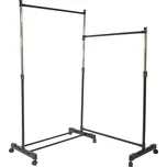 HomeLife Pojízdný stojan na šaty Twin