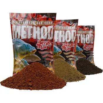 Benzar Methodmix s pelety Commercial 800 g Příchuť: Black Halibut