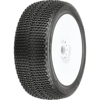 RC náhradní díl Pro-Line kolo 3.3", pneu Buck Shot M3 Buggy, disk H17 bílý (2)