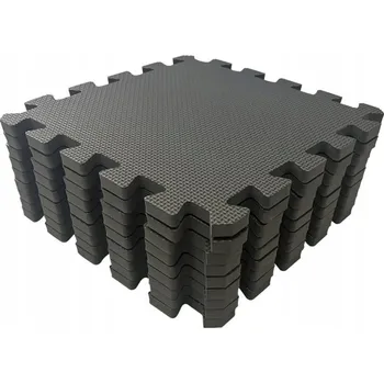 Hrací podložka puzzle Cool Gray 90x90 cm