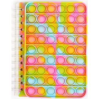 Popit Deník notes sešit a5 80 listů linkovaný obdélník Mix barev