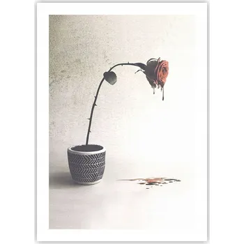 Obraz Plakát bez rámu do obýváku ložnice 50x70 abstrakce moderní módní obraz