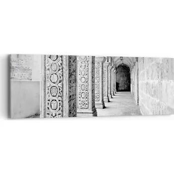 Obraz Obraz na plátně do obýváku ložnice 90x30 architektura obrazy na zeď