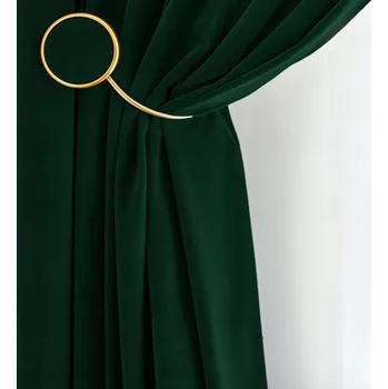 Obraz SAMETOVÉ ZÁVĚSY 50x155 B. ZELEŇ PÁSKA Na Míru