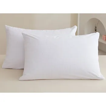 Povlečení XPOSE® Froté chránič polštáře - bílý 50x70 cm, Froté + Prodloužená možnost vrácení zboží do 50 dnů