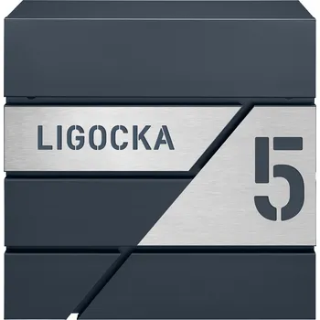 Poštovní schránka Poštovní schránka euroschránka, s vhozem, se schránkou na noviny M-TEC šedá