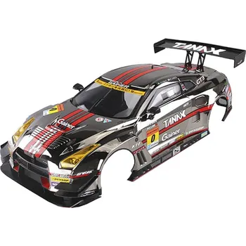 RC náhradní díl Killerbody karosérie 1:10 Gainer Tanax GT-R Nismo (R35) stříbrná